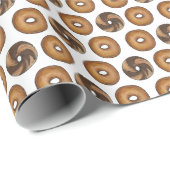 Marmer Rogge Plain Bagels Ontbijt Brunch NYC Deli Cadeaupapier (Rol Hoek)