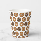 Marmer Rogge Plain Bagels Ontbijt Brunch NYC Deli Papieren Bekers (Voorkant)