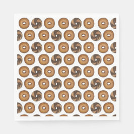 Marmer Rogge Plain Bagels Ontbijt Brunch NYC Deli Servet