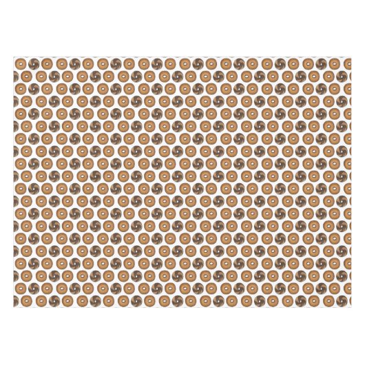 Marmer Rogge Plain Bagels Ontbijt Brunch NYC Deli Tafelkleed (Voorkant (Horizontaal))