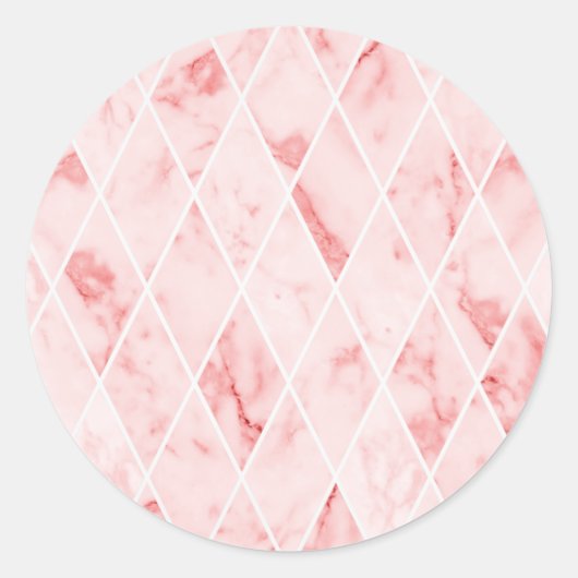 marmer ronde sticker (Voorkant)