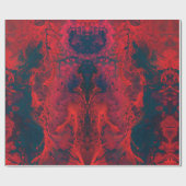 Marmer rood en zwart verpakkingspapier cadeaupapier (Vlak)