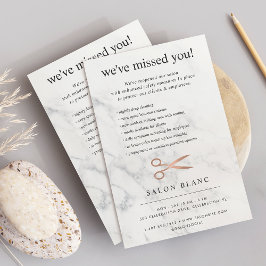 Marmer & Roos Gold Hair Salon Business Heropening Flyer