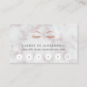 Marmer & Roos Gold Lashes & Brows Beauty Klantenkaartje (Voorkant)