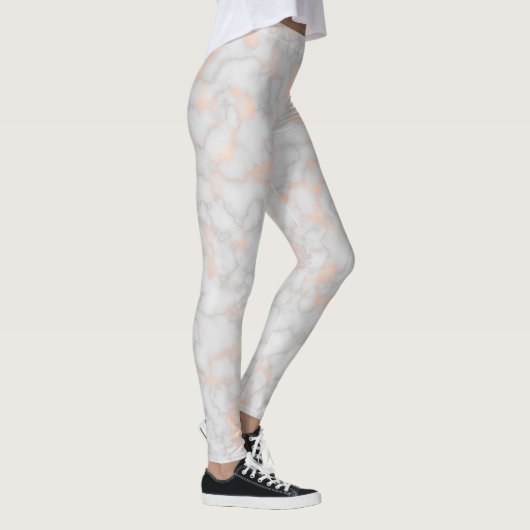 Marmer roos gold leggings (Rechts)