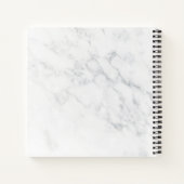 Marmer & Roos Gold Scissors Hair Salon Logo Notitieboek (Achterkant)