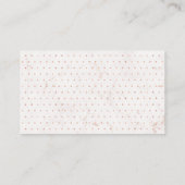 Marmer & Roos Goud Typografie Bruiloft Website Informatiekaartje (Achterkant)