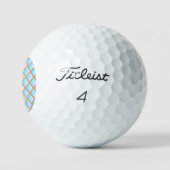 MARMER ROZE BLAUW GOUD FIJNE SPOT AANGEPASTE GOLFB GOLFBALLEN (Logo)