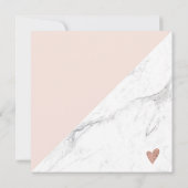 Marmer roze blok vierkant cadeaubon logo (Achterkant)