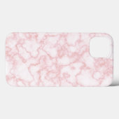 marmer roze Case-Mate iPhone case (Achterkant (horizontaal))
