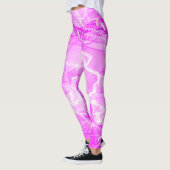 Marmer Roze Digitaal Document Leggings (Links)