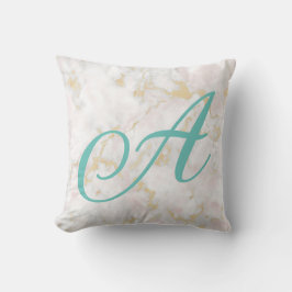 Marmer Roze Goud Patroon Kussen Accessoire