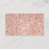 Marmer Roze Goud QR Code RSVP Trouwwebsite Informatiekaartje (Achterkant)
