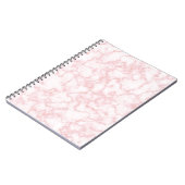 marmer roze notitieboek (Linkerzijde)