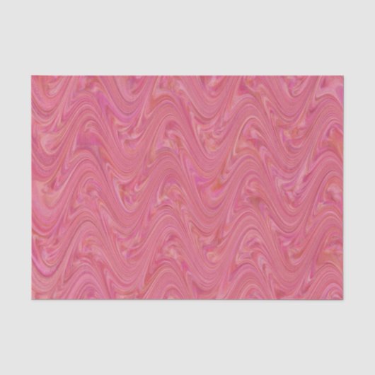 Marmer Roze Patroon Tissuepapier (Voorkant)