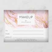 Marmer Roze Roos Make-up Schoonheid Certificaat Ca (Voorkant)