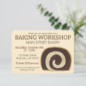 Marmer Rye Brood Snee Joodse Bakkerij Bakcursus Kaart (Staand voorkant)