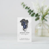 Marmer | Salon Stylist | schaar | Vrouwelijk haar Visitekaartje