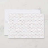 Marmer | Simple Modern Typography RSVP Insert Kaar (Achterkant)