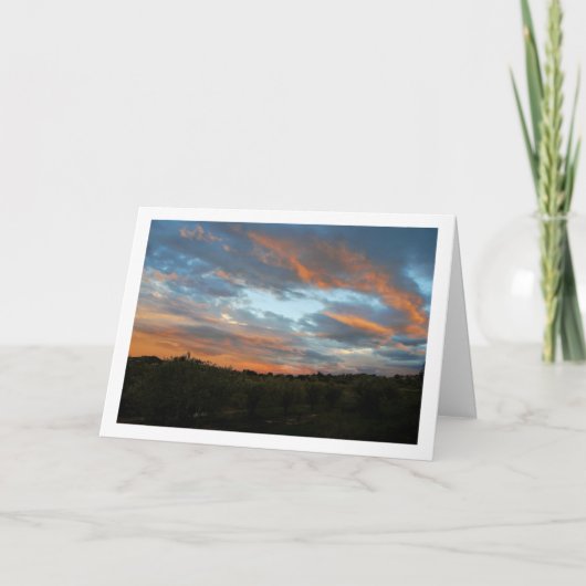 Marmer Sky Landschap Kaart (Voorkant)