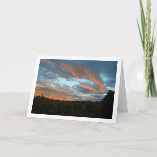 Marmer Sky Landschap Kaart (Voorkant)