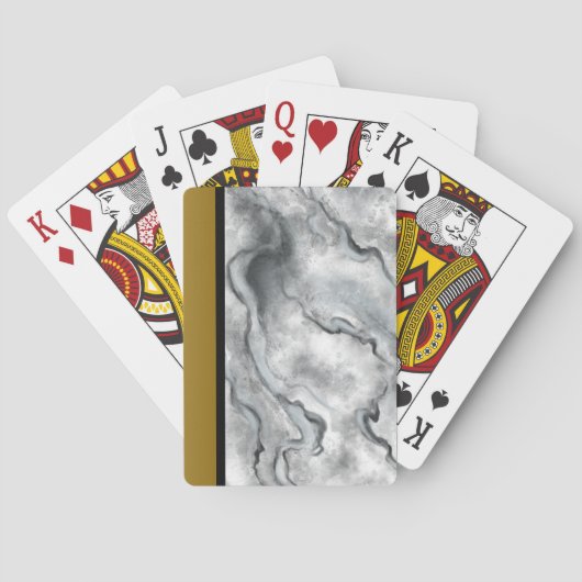 Marmer Speelkaarten Gift (Achterkant)