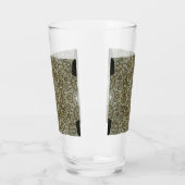 Marmer Steen Textuur Print Minimalistische Estheti Glas (Links)