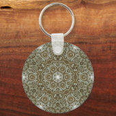Marmer Steen Textuur Print Minimalistische Estheti Sleutelhanger (Voorkant)