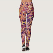 Marmer Stijl Leggings (Achterkant)