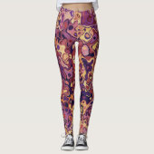 Marmer Stijl Leggings (Voorkant)