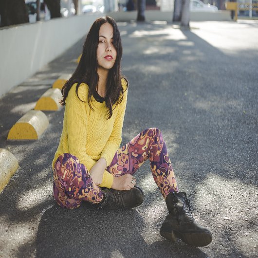 Marmer Stijl Leggings
