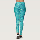 Marmer Stijl  Leggings (Achterkant)