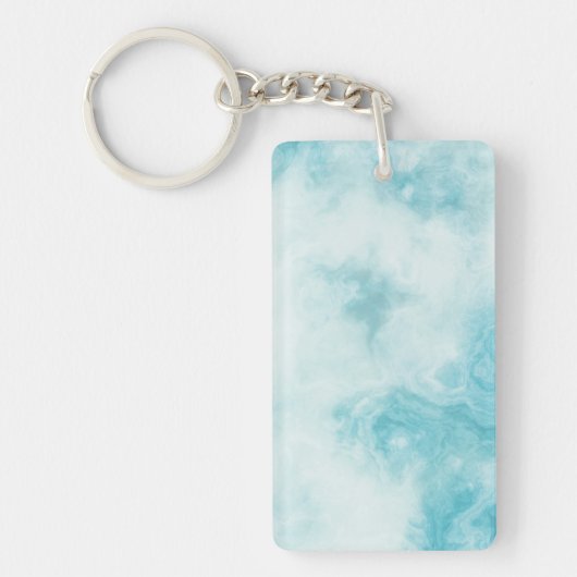 Marmer Stone Acrylische Sleutelhanger (Voorkant)