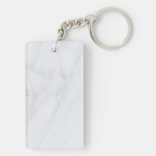 Marmer Stone Acrylische Sleutelhanger (achterkant)