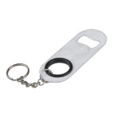 Marmer Stone Mini Bottle Opener met Sleutelhanger Mini Flessenopener (Voorkant Gekanteld)