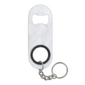 Marmer Stone Mini Bottle Opener met Sleutelhanger Mini Flessenopener (Achterkant)