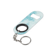 Marmer Stone Mini Bottle Opener met Sleutelhanger Mini Flessenopener (Achterkant Gekanteld)