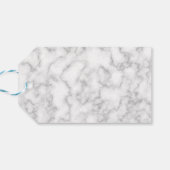 Marmer Stone Pattern Achtergrond Cadeaulabel (Achterkant Horizontaal)