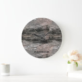 Marmer Stone Pattern in Grey Tones Monogram Grote Klok (Huis)