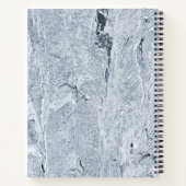 Marmer Stone Pattern Spiral Notitieboek (Achterkant)