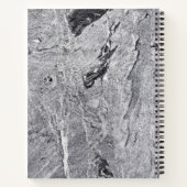 Marmer Stone Pattern Spiral Notitieboek (Achterkant)