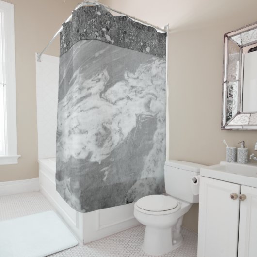 Marmer Stripe Glam #1 #marble #texture #decor #art Douchegordijn (In situ)