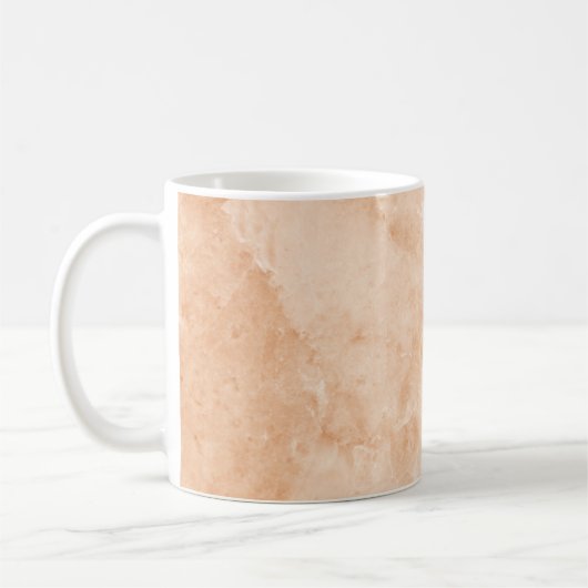 Marmer structuur wit patroon koffiemok (Links)