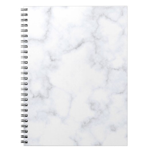 Marmer structuur wit patroon notitieboek (Voorkant)