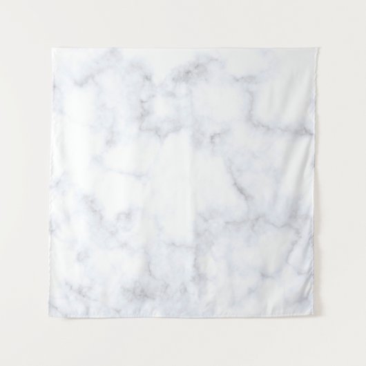 Marmer structuur wit patroon wandkleed (Voorkant (horizontaal))