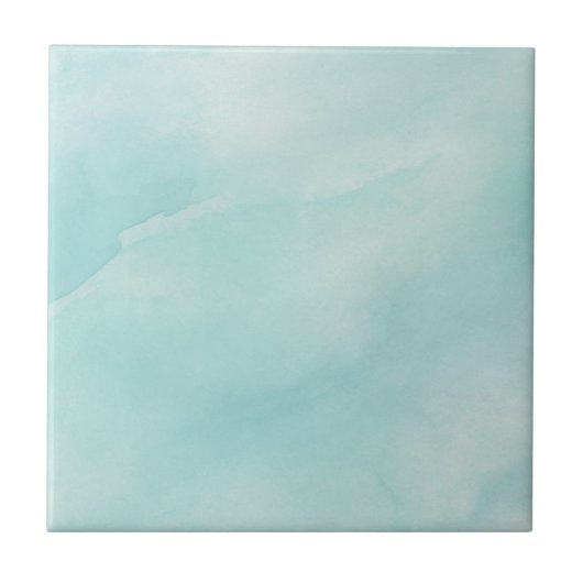 Marmer Teal Blauw Tegeltje (Voorkant)
