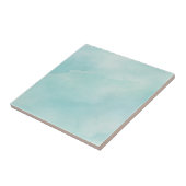 Marmer Teal Blauw Tegeltje (Zijkant)