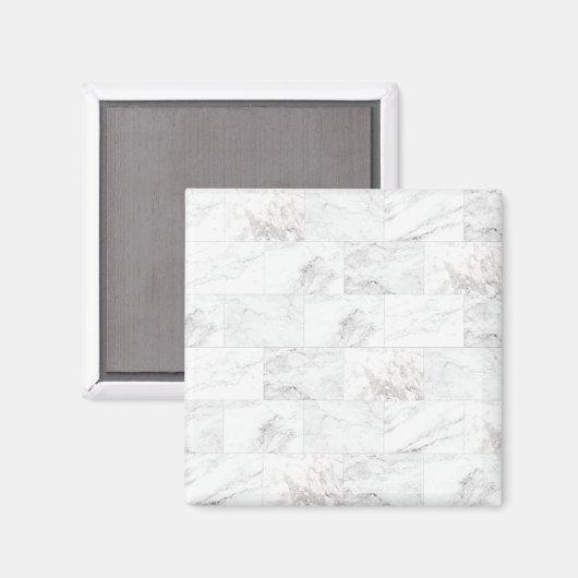 marmer-tegel magneet (Voorkant / Achterkant)