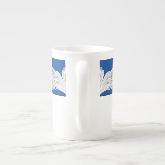 Marmer Tendrils op een Bone China Mok (Achterkant)