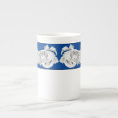 Marmer Tendrils op een Bone China Mok (Voorkant)